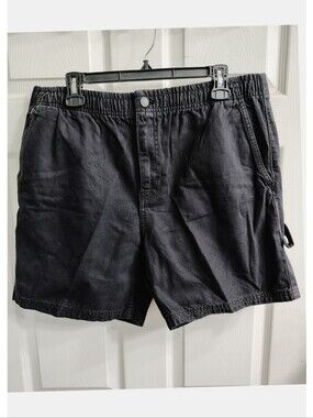 'Cotton:On' Worker Chino Carpenter Shorts - Black - Men's XL *NWT*